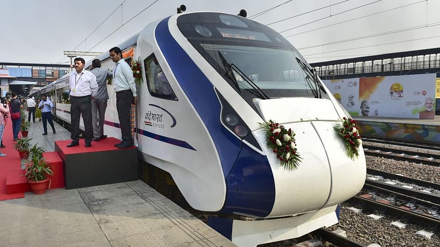 A Vande Bharat Express train. Photo Credit: PTI Photo