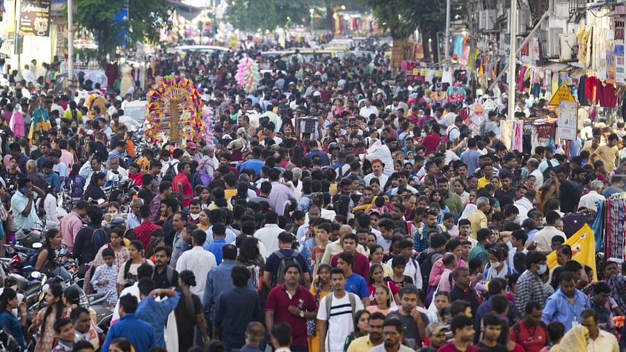 The UN said that it took about 12 years for the world population to grow from 7 to 8 billion, but the next billion is expected to take about 14.5 years. Credit: PTI File Photo