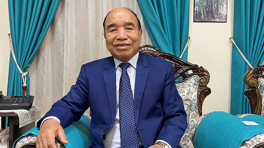 Zoramthanga, in his address, invited tourists to come and "enjoy the beautiful unpolluted atmosphere of Mizoram". Credit: Reuters Photo