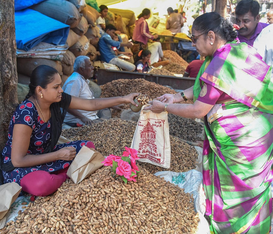 Kadlekai Parishe held in Basavanagudi in 2018.