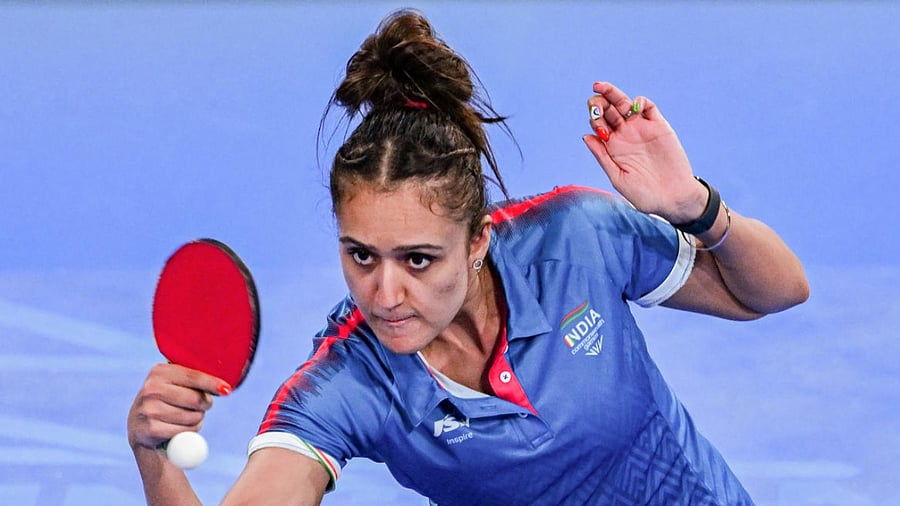 Indian paddler Manika Batra. Photo Credit: PTI Photo