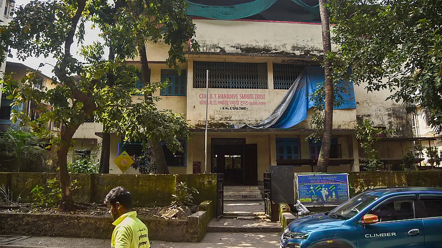 It is a library on the ground floor, while Navlakha and his partner are accommodated upstairs. Credit: PTI Photo