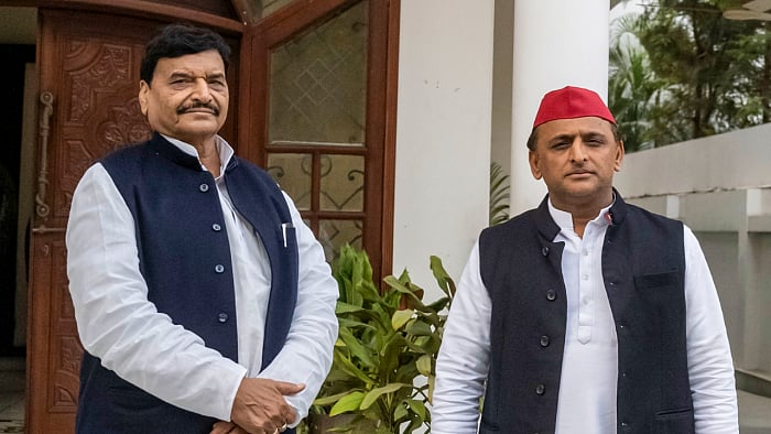 Shivpal Singh Yadav, Akhilesh Yadav. Credit: PTI Photo