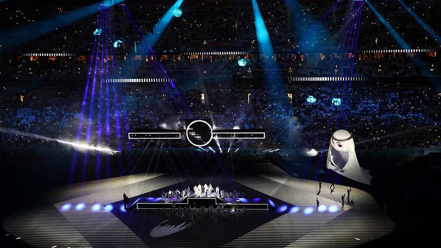 The opening ceremony at the FIFA World Cup in Qatar. Photo Credit: Reuters Photo