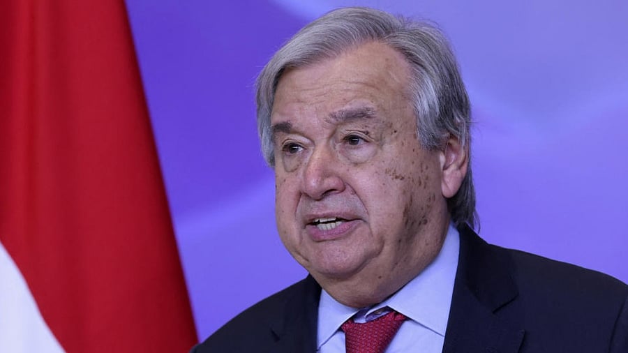 United Nations Secretary General Antonio Guterres. Photo Credit: Reuters