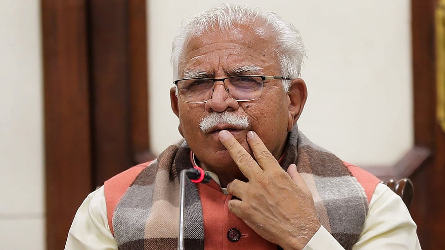 At the meeting, Khattar accorded approval to a proposal of providing students a stipend under the Antyodaya scheme for skill development. Credit: PTI Photo