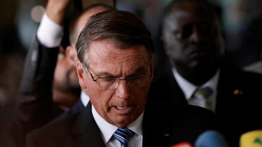 Former Brazil president Jair Bolsonaro. Credit: Reuters Photo
