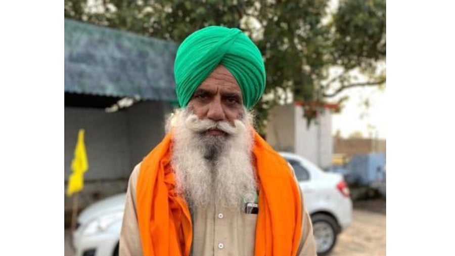 File photo of farmer leader Jagjit Singh Dallewal. Photo Credit: Twitter / @JagjitDallewal