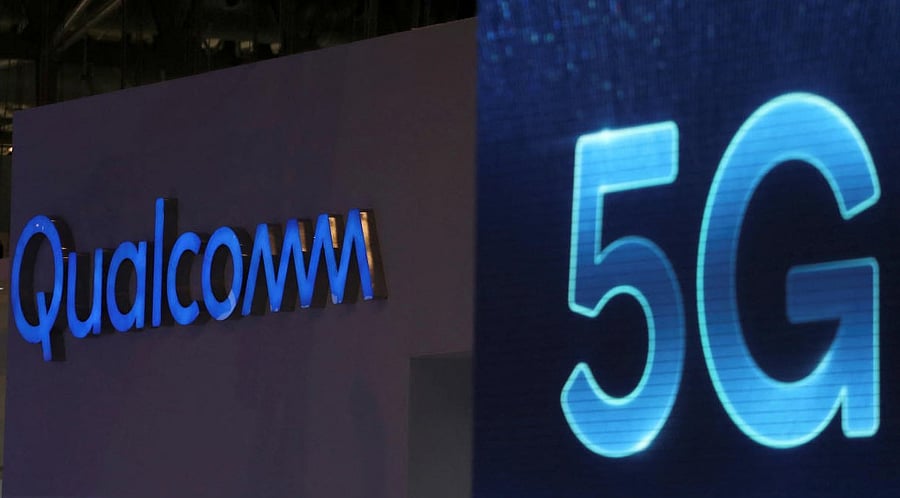 Qualcomm logo. Credit: REUTERS FILE PHOTO