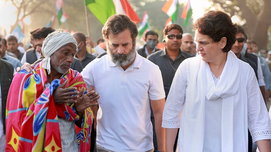 The yatra began in the morning from Kherda in Khargone district. Credit: PTI Photo