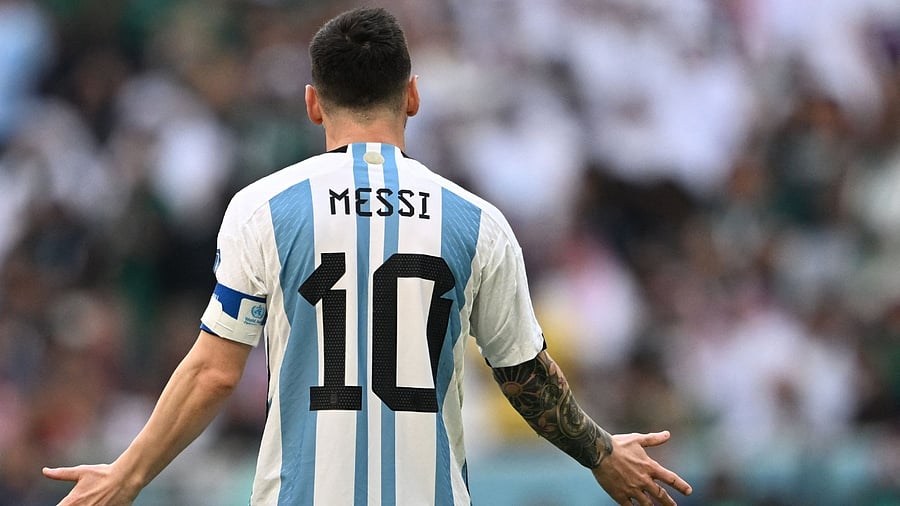 Messi and his Argentina team are being mocked after a humbling 2-1 loss to Saudi Arabia. Credit: AFP Photo