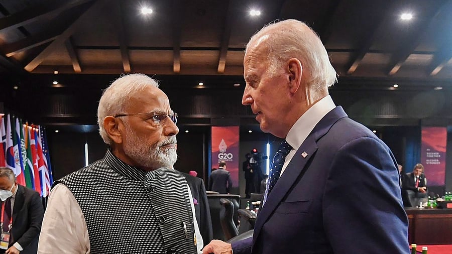 While President Trump and Prime Minister Modi shared conservative and regressive political constituencies, perhaps President Joe Biden understands his future lies with progressive forces in America. Credit: PTI Photo