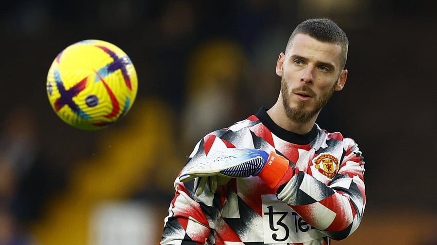 Manchester United's David de Gea. Credit: Reuters Photo