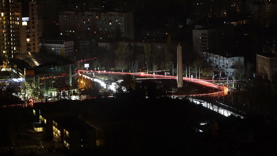 Attacks on Wednesday caused the worst damage so far, leaving millions of people with no light, water or heat even as temperatures fell below zero. Credit: AFP Photo