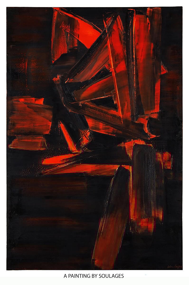 A few works by Soulages 