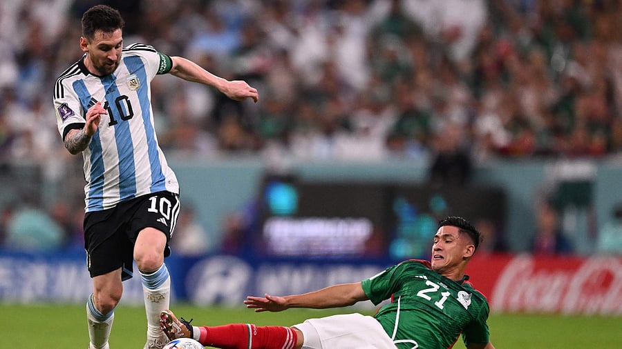 Messi took a touch from Angel Di Maria's pass across the face of the area and drove a low shot from 25 metres into the bottom corner in the 64th minute. Credit: AFP Photo