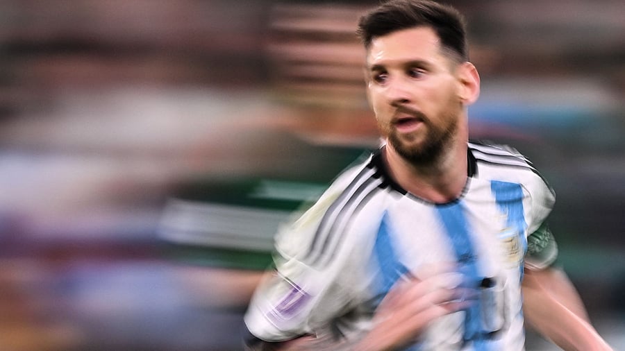 Messi's goal meant he tied fellow Argentine icon, the late Diego Maradona, on eight goals and 21 appearances at the World Cup for Argentina. Credit: AFP Photo