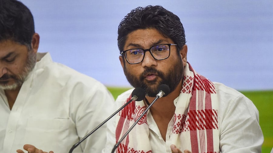 File photo of Congress MLA Jignesh Mevani. Credit: PTI Photo