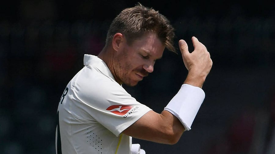 David Warner. Credit: AFP Photo