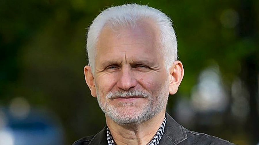 Activist Ales Bialiatski. Credit: PTI Photo
