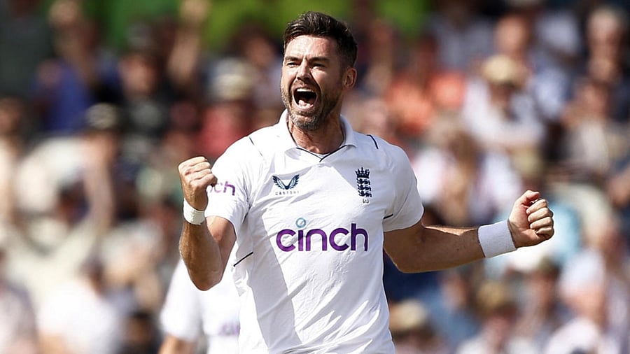 England pacer James Anderson. Credit: Reuters Photo