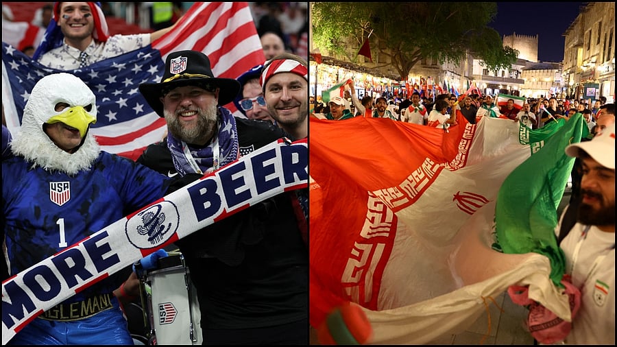 Politics have spilled into the tournament, the first held in a Middle East country, with the Iran team facing pressure to side with protesters. Credit: Reuters Photos