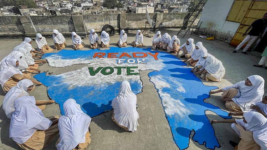 Out of the 89 seats going to polls in the first phase, the BJP won 48 in the 2017 election, the Congress had won 40, while one seat was bagged by an independent candidate. Credit: PTI Photo