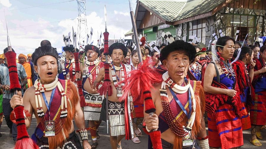 The 10-day-long festival began on the day Nagaland celebrated its 60th Statehood Day on Thursday. Credit: PTI Photo