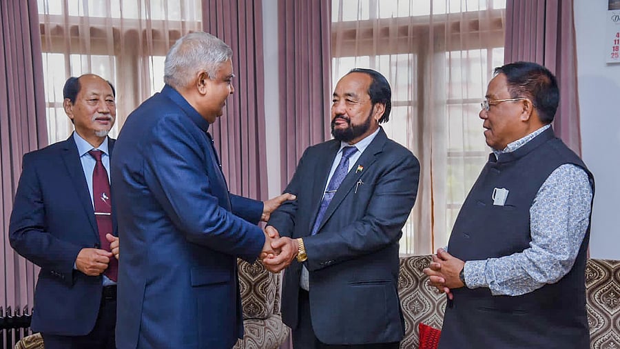 <div class="paragraphs"><p>Nagaland Deputy Chief Minister Yanthungo Patton (centre).</p></div>