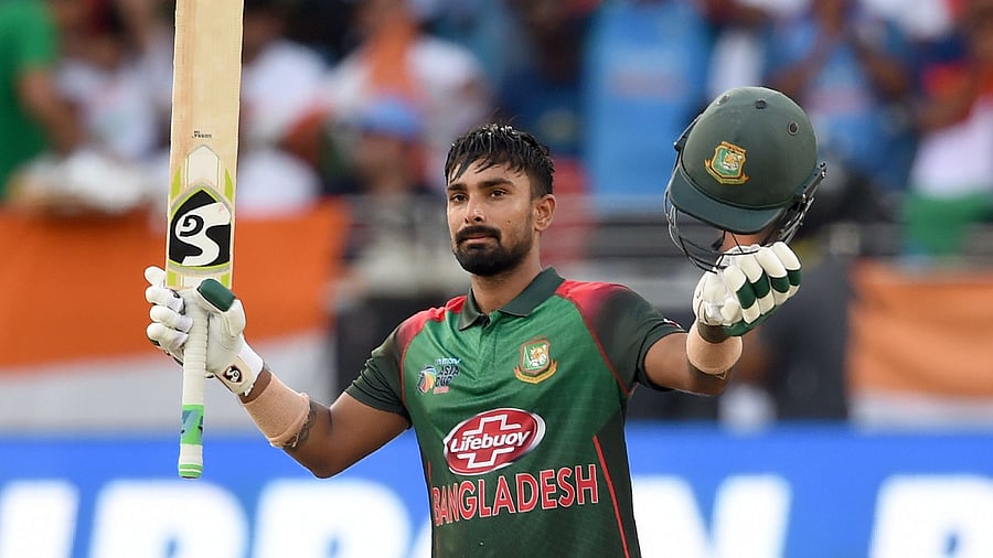 Das, 28, has been a solid run-scorer since his 2015 debut but has never led Bangladesh in the 50-over format or Tests. Credit: AFP Photo