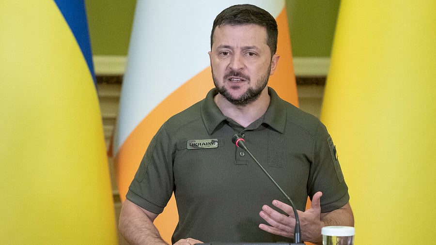 President Volodymyr Zelenskyy says Ukraine needs $38 billion in outright aid from Western allies. Credit: AP Photo