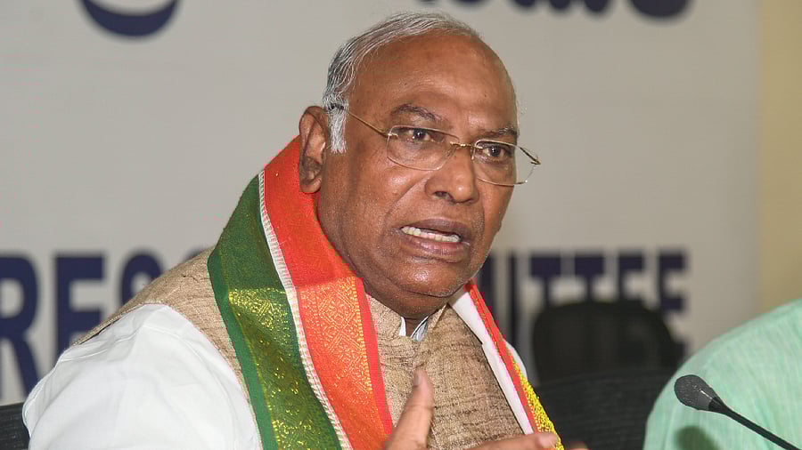 Mallikarjun Kharge. Credit: DH Photo/S K Dinesh