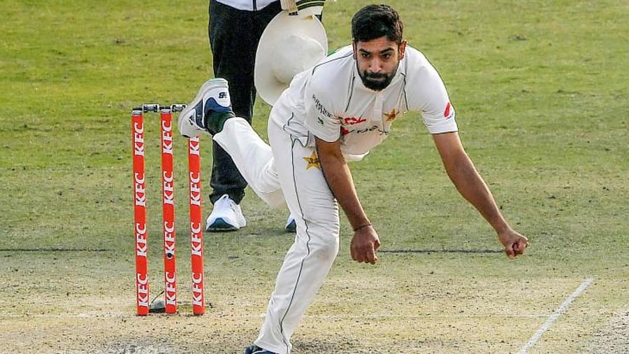 Pakistan pacer Haris Rauf. Credit: AFP Photo