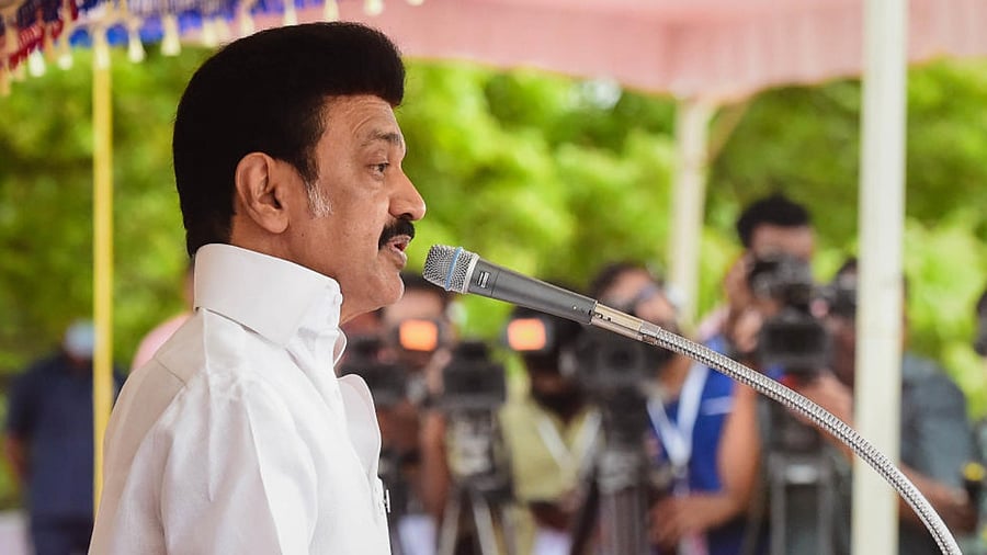 Tamil Nadu Chief Minister MK Stalin: Credit: PTI File Photo