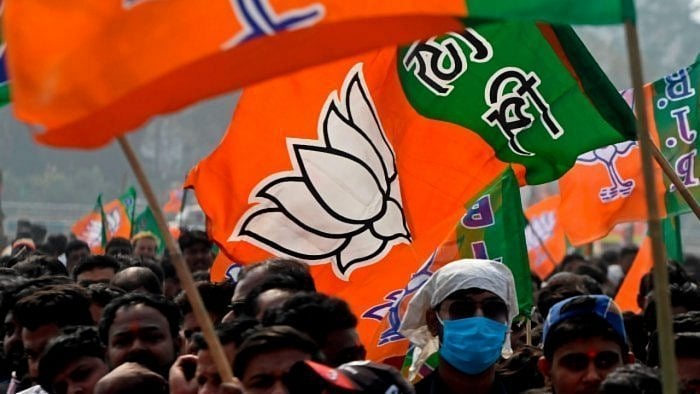  Early reports from counting centres, collated by PTI showed the BJP was ahead in 15 seats. Credit: Reuters Photo