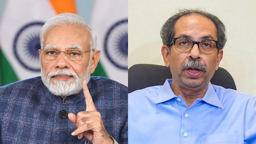 Narendra Modi, Uddhav Thackeray. Credit: PTI Photo
