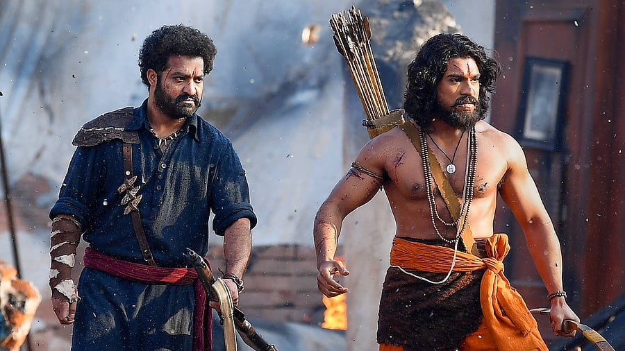 Jr NTR and Ram Charan. Credit: PTI Photo