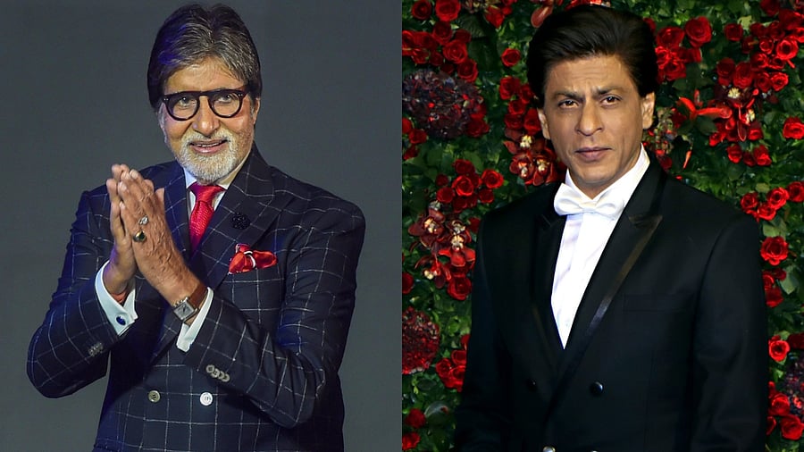 Amitabh Bachchan, Shah Rukh Khan. Credit: PTI Photo