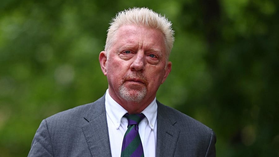 Former tennis player Boris Becker. Credit: AFP Photo