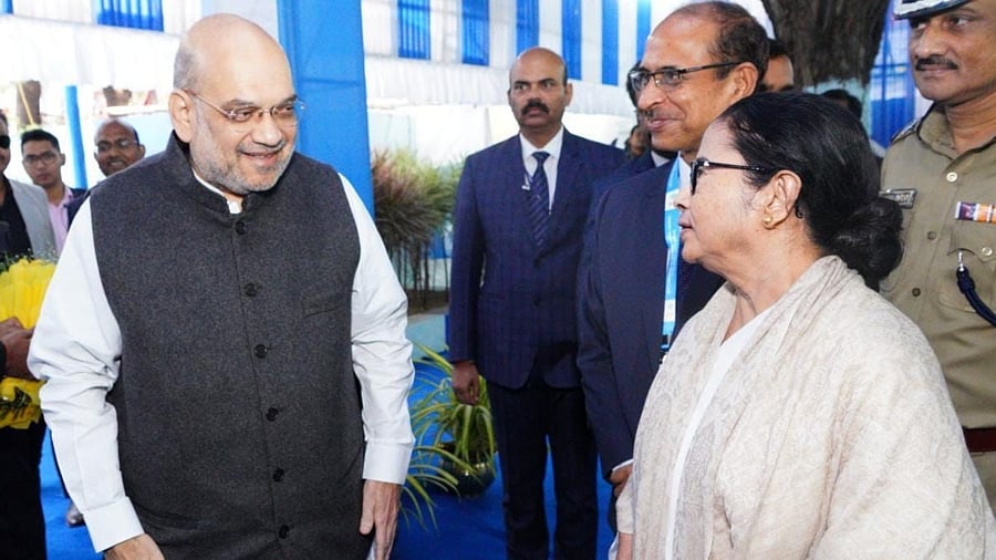 The Union minister is set to leave for Shillong following the meeting. Credit: IANS Photo