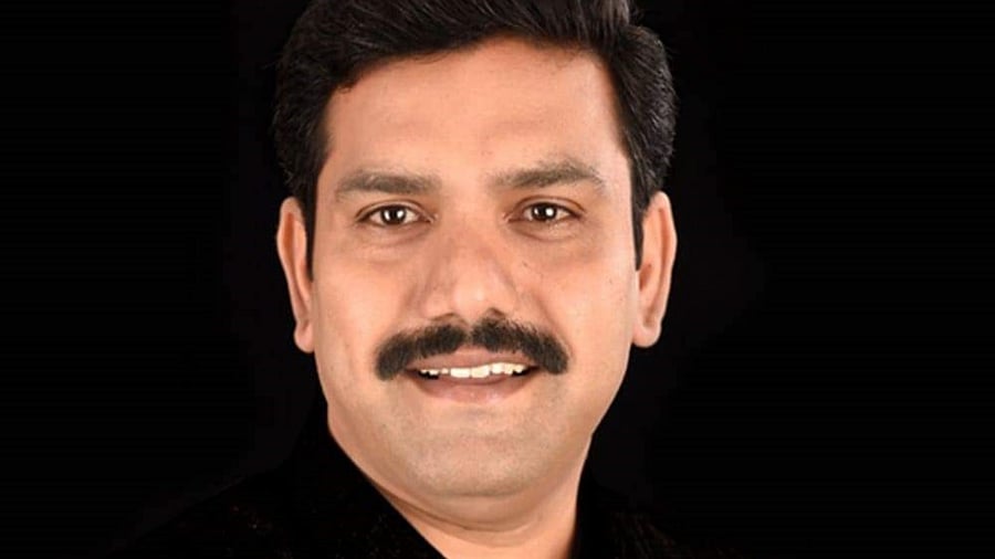 B S Yediyurappa’s younger son B Y Vijayendra. Credit: DH File Photo