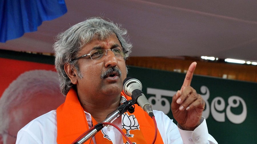 BJP MP Shivakumar Udasi. Credit: DH File Photo
