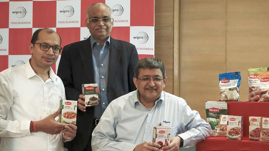 Wipro Consumer Care CEO Vineet Agrawal at the event in Bengaluru on Monday. Credit: DH Photo/Mariya S Mattathil
