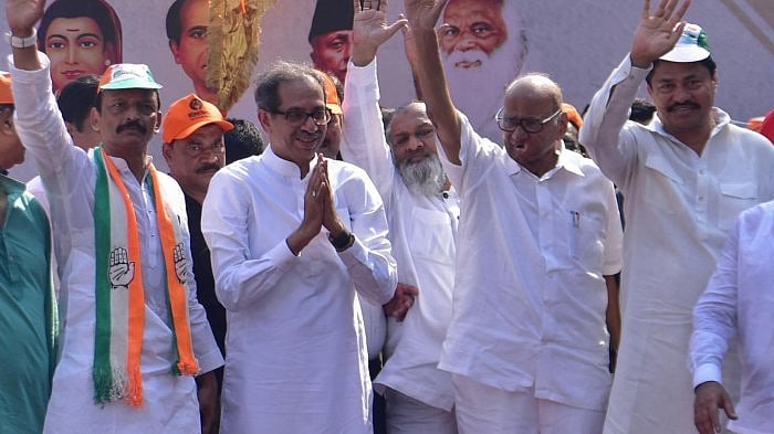 “Like China has entered (in Indian territory), we will enter (Karnataka). We don't need anyone's permission. We want to solve it through discussion but Karnataka Chief Minister is igniting fire,” Shiv Sena spokesperson and Rajya Sabha member Sanjay Raut said.  Credit: IANS Photo