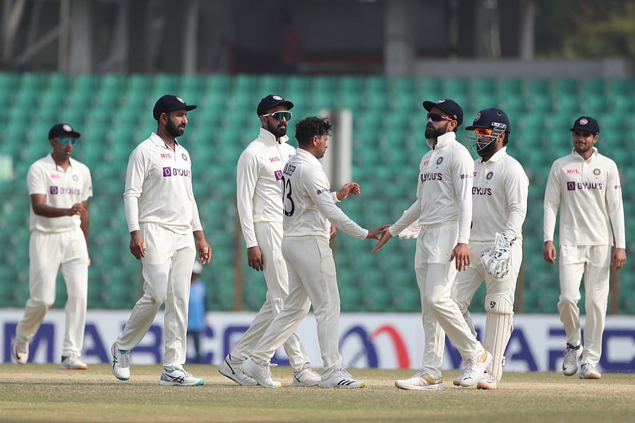 The visitors dropped left-arm spinner Kuldeep Yadav -- player of the match in the first game with eight wickets -- and brought in paceman Jaydev Unadkat. Credit: IANS Photo