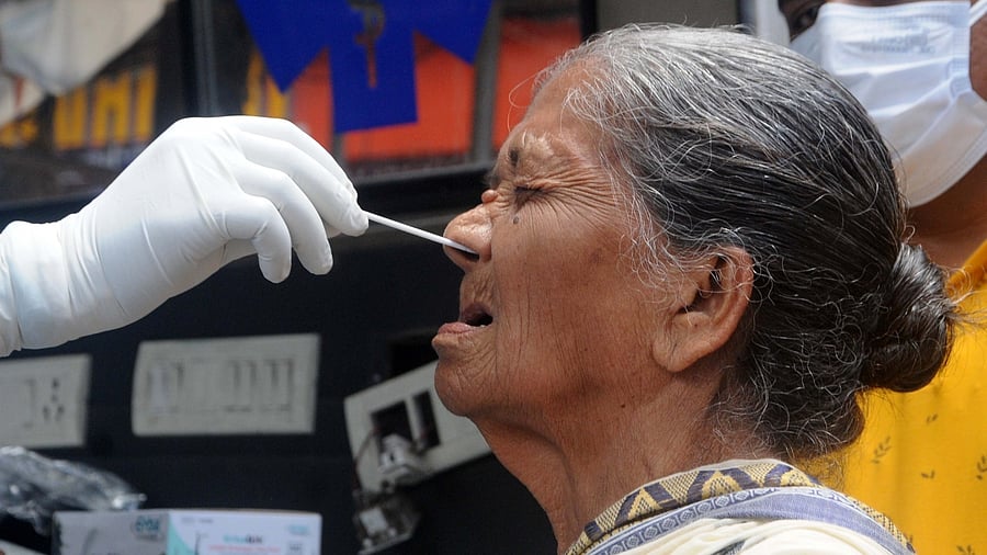 The first case of BF.7 in India was detected in October. So far, two cases have been reported from Gujarat while one case has been reported from Odisha. Credit IANS Photo