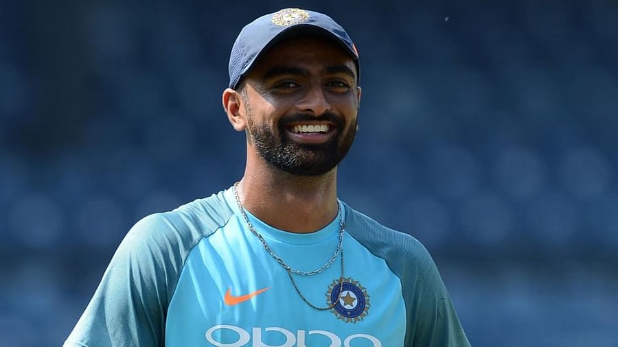Indian cricketer Jaydev Unadkat. Credit: AFP Photo