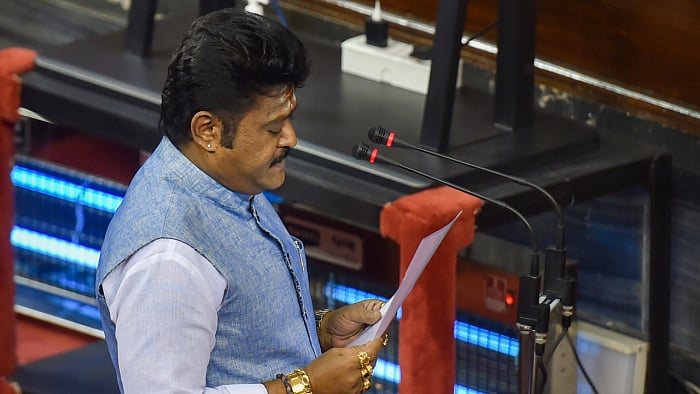 Rajya Sabha MP from Karnataka Jaggesh. Credit: PTI Photo