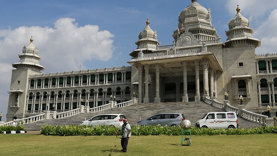 The CAG’s performance audit on the Nagarothana scheme (phase-3) for city corporations was tabled in the Karnataka Assembly on Friday. Credit: DH File Photo