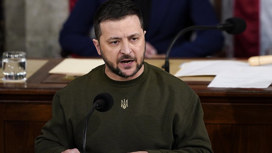 Volodymyr Zelenskyy. Credit: AP/PTI Photo